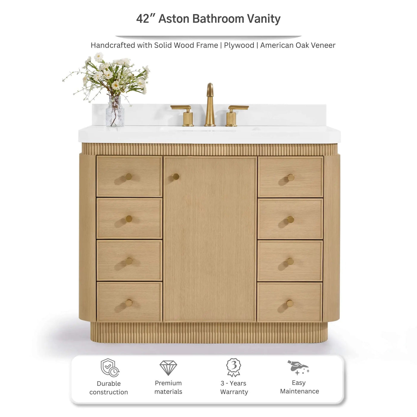 Aston 42" Bath Vanity Set by Ancerre Designs