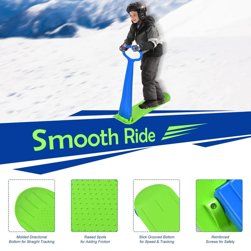 1-Rider Snow Scooter with Grip Handle by DirectDeals
