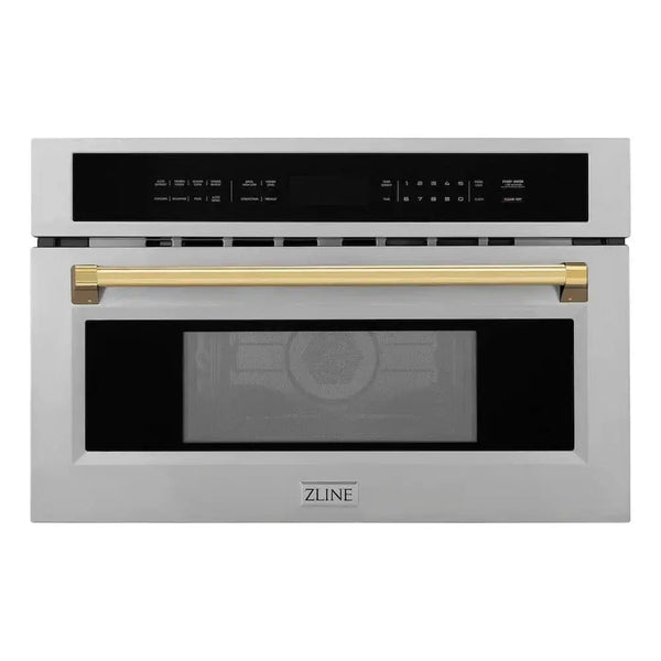 ZLINE 30” Convection Microwave, Stainless Steel, Gold MWOZ-30-G