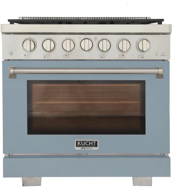 Kucht 36" Freestanding Professional Gas Range KFX3600X-LB, photo 2 of 8