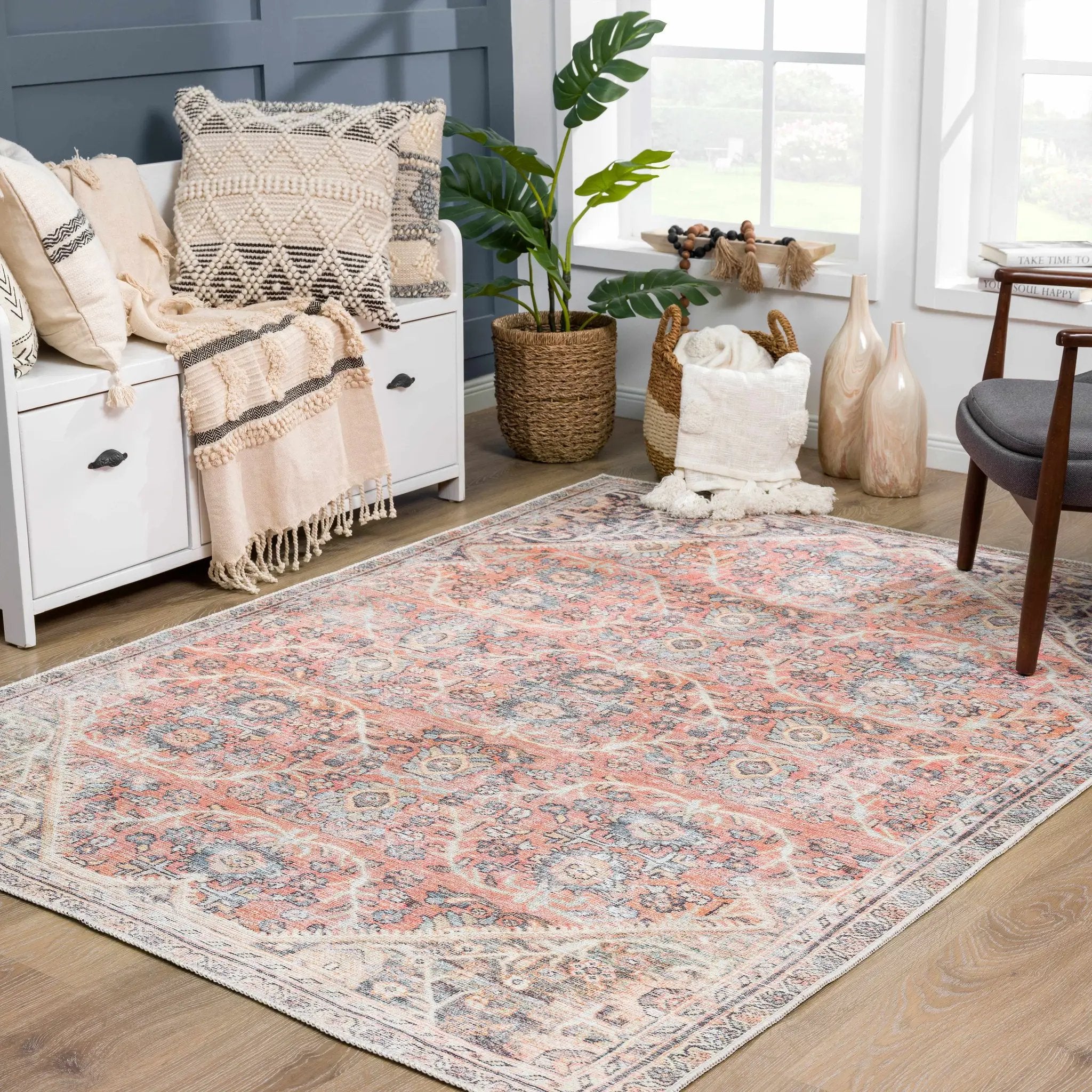 Konstantina Washable Area Rug - Clearance by Boutique Rugs