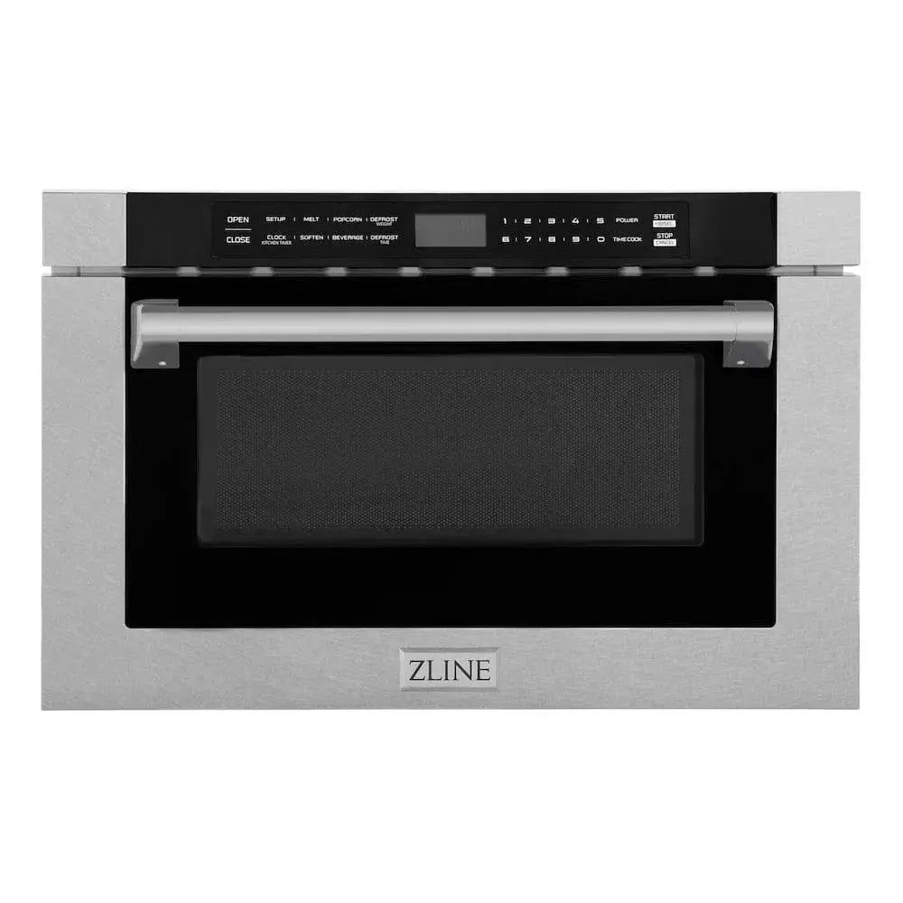ZLINE 24" Built-in Microwave Drawer MWD-1-SS-H by Farmhouse Kitchen and Bath