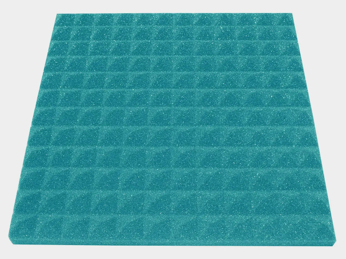 1 Inch Acoustic Foam Pyramid Style Panels - 13 Color Options by SoundAssured