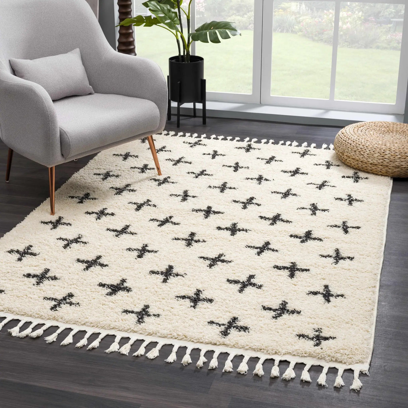 Alstead Shag Area Rug by Boutique Rugs