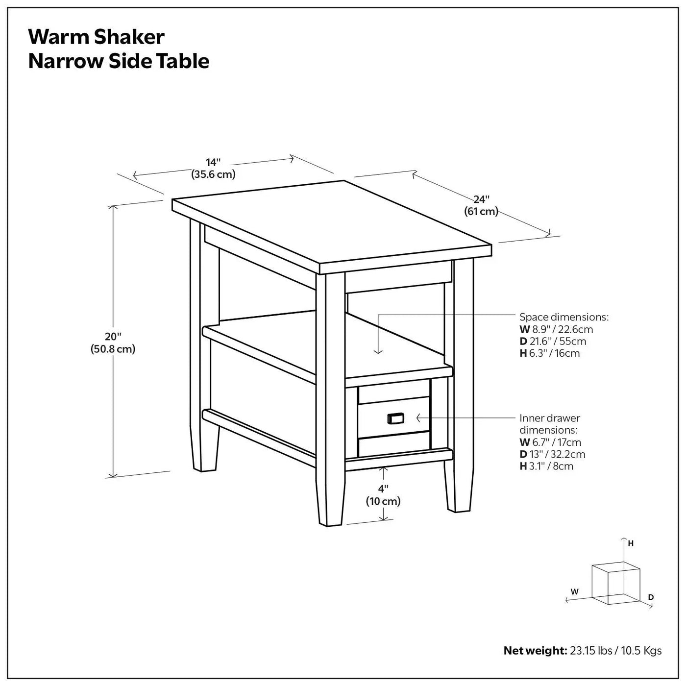 Warm Shaker - Handcrafted Table by HouseOfZazla
