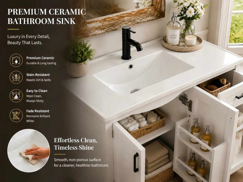 36 Inch Bathroom Vanity by HouseOfZazla