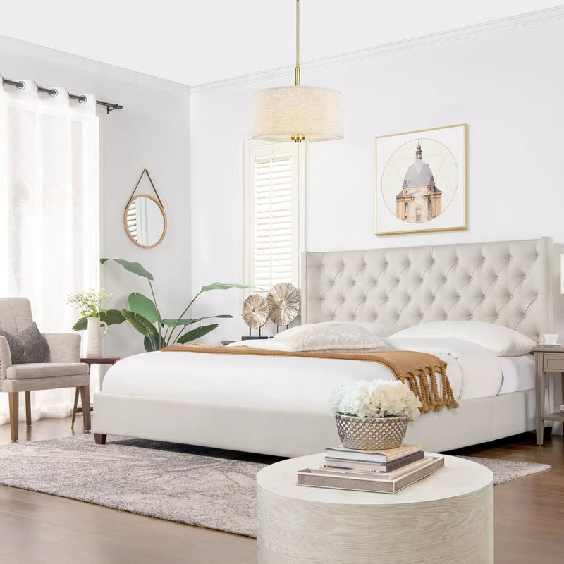 Manhattan - Shelter King Platform Bed Frame by HouseOfZazla