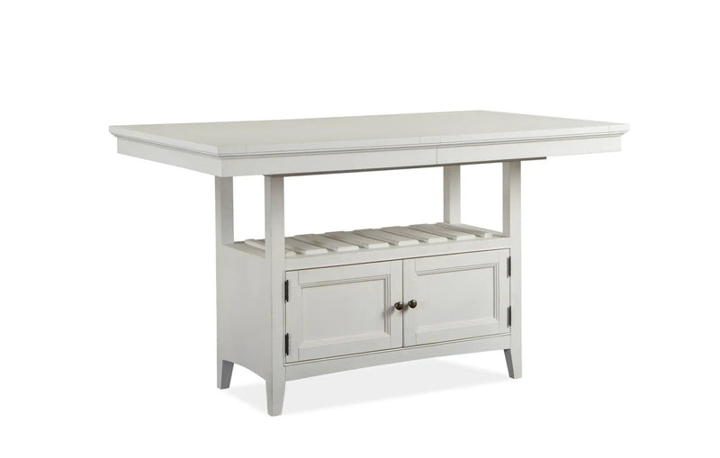 Heron Cove - Counter Table - Chalk White by Unique Piece Furniture