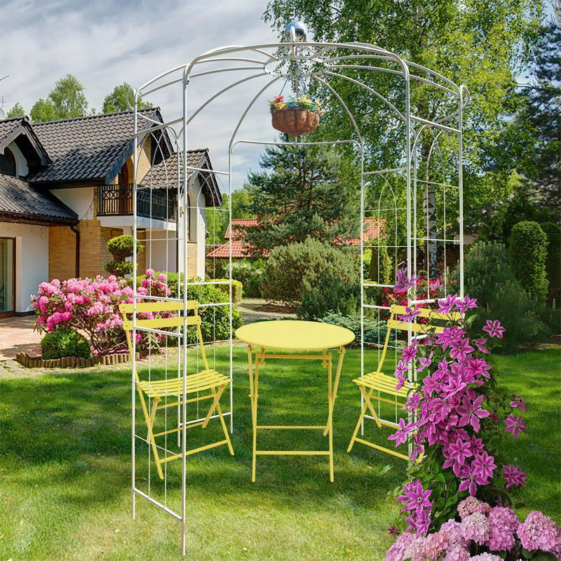 Metal Garden Arch by HouseOfZazla