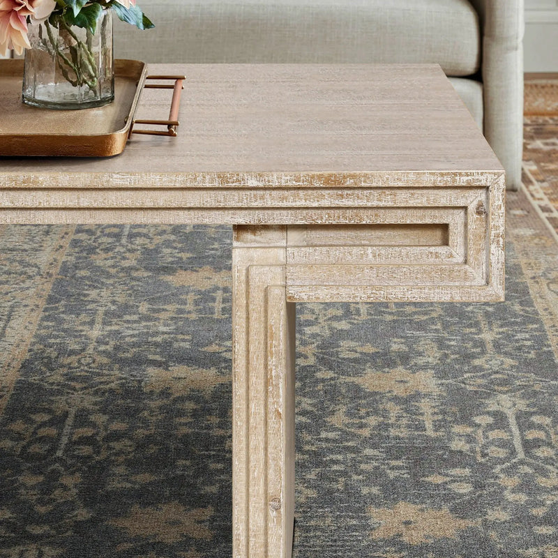American Vintage Industrial Coffee Table, Double Tier Design by Unique Piece Furniture