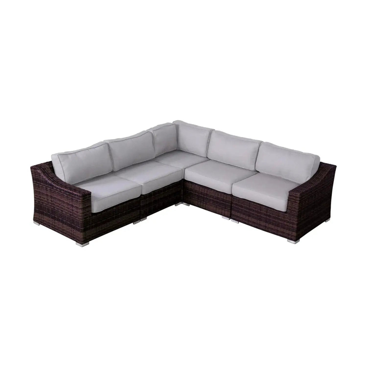 Outdoor Wicker Sofa Seating Group With Cushions by HouseOfZazla