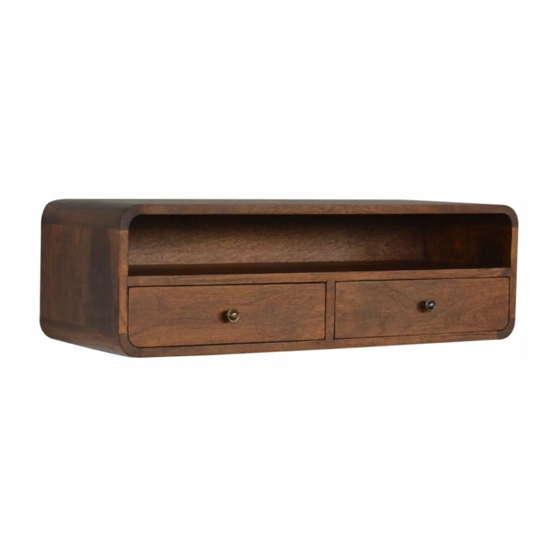 Floating Open Console - Chestnut by HouseOfZazla