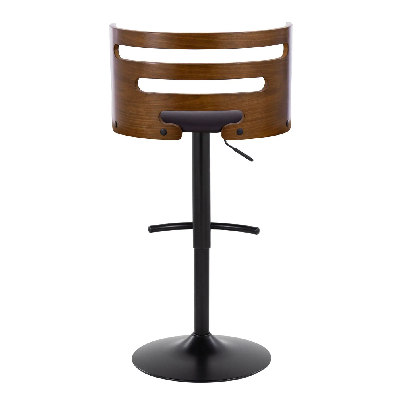 Cosi - Mid Century Modern Adjustable Barstool With Swivel With Rounded T Footrest (Set of 2) by Unique Piece Furniture