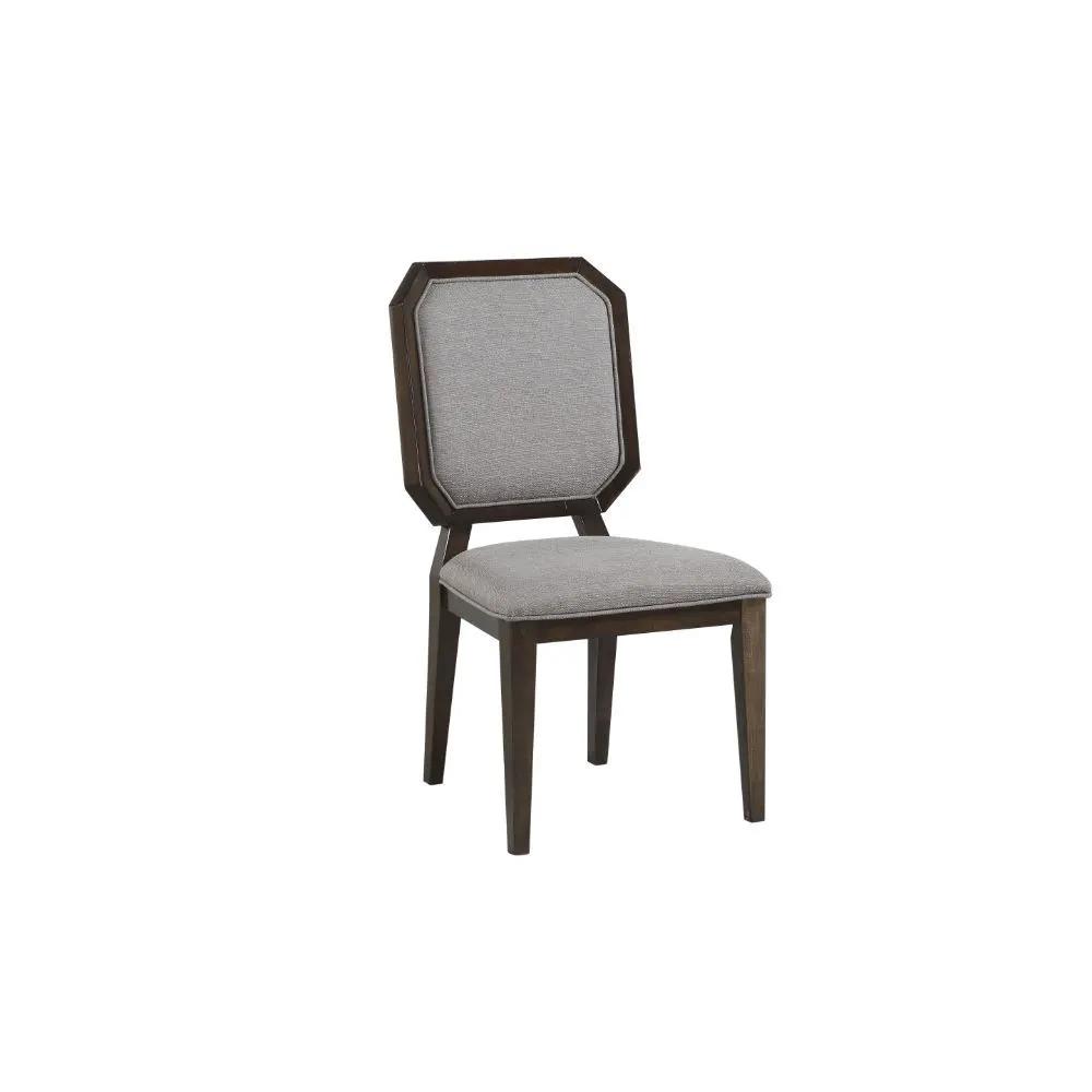 Selma - Side Chair (Set of 2) - Gray Fabric & Tobacco by Unique Piece Furniture