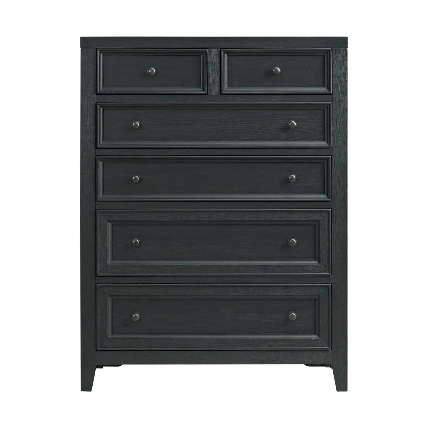 6 Drawer Chest With Knobs And Smooth Slides by HouseOfZazla