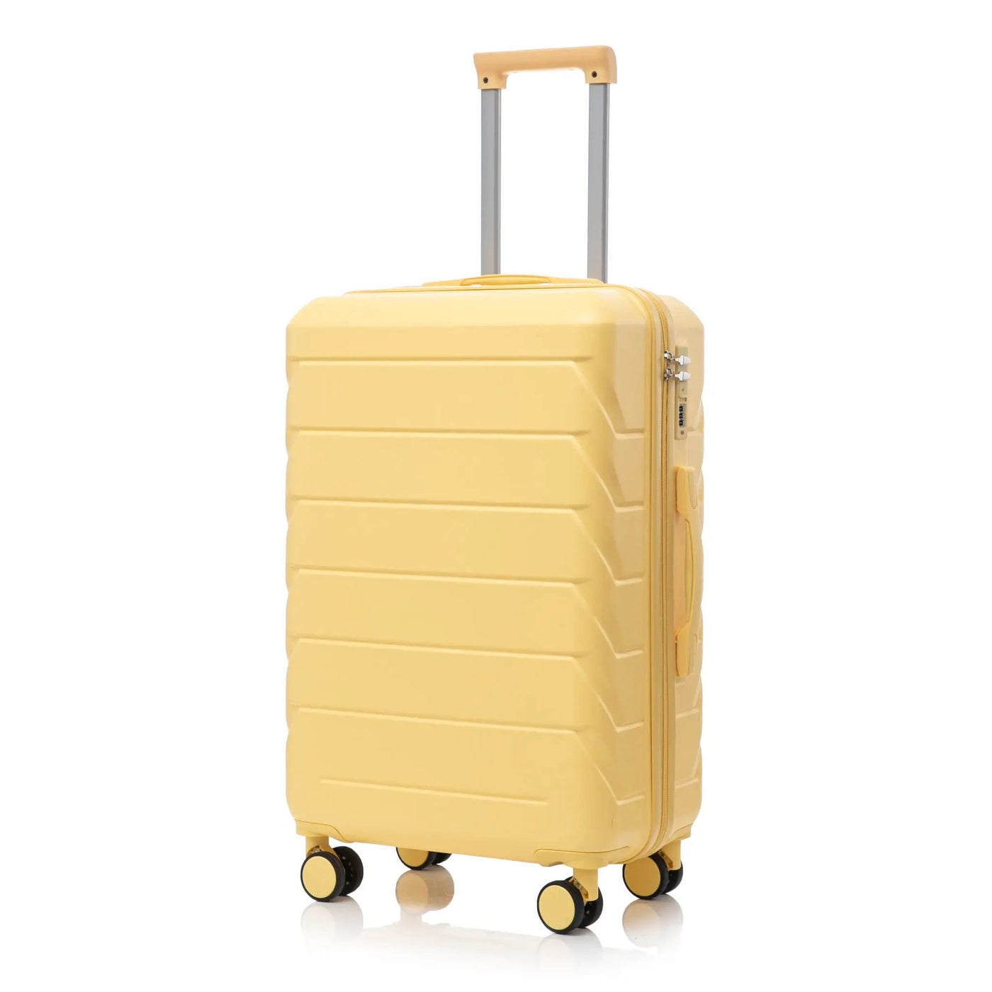 3 Pieces Set 20" / 24" / 28" Spinner Wheel Luggage With Combination Lock by HouseOfZazla