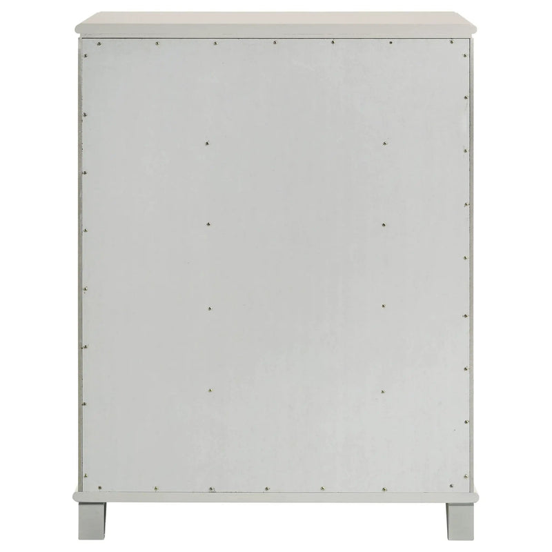Gwendolyn - 5 Drawer Bedroom Chest Of Drawers - White by HouseOfZazla