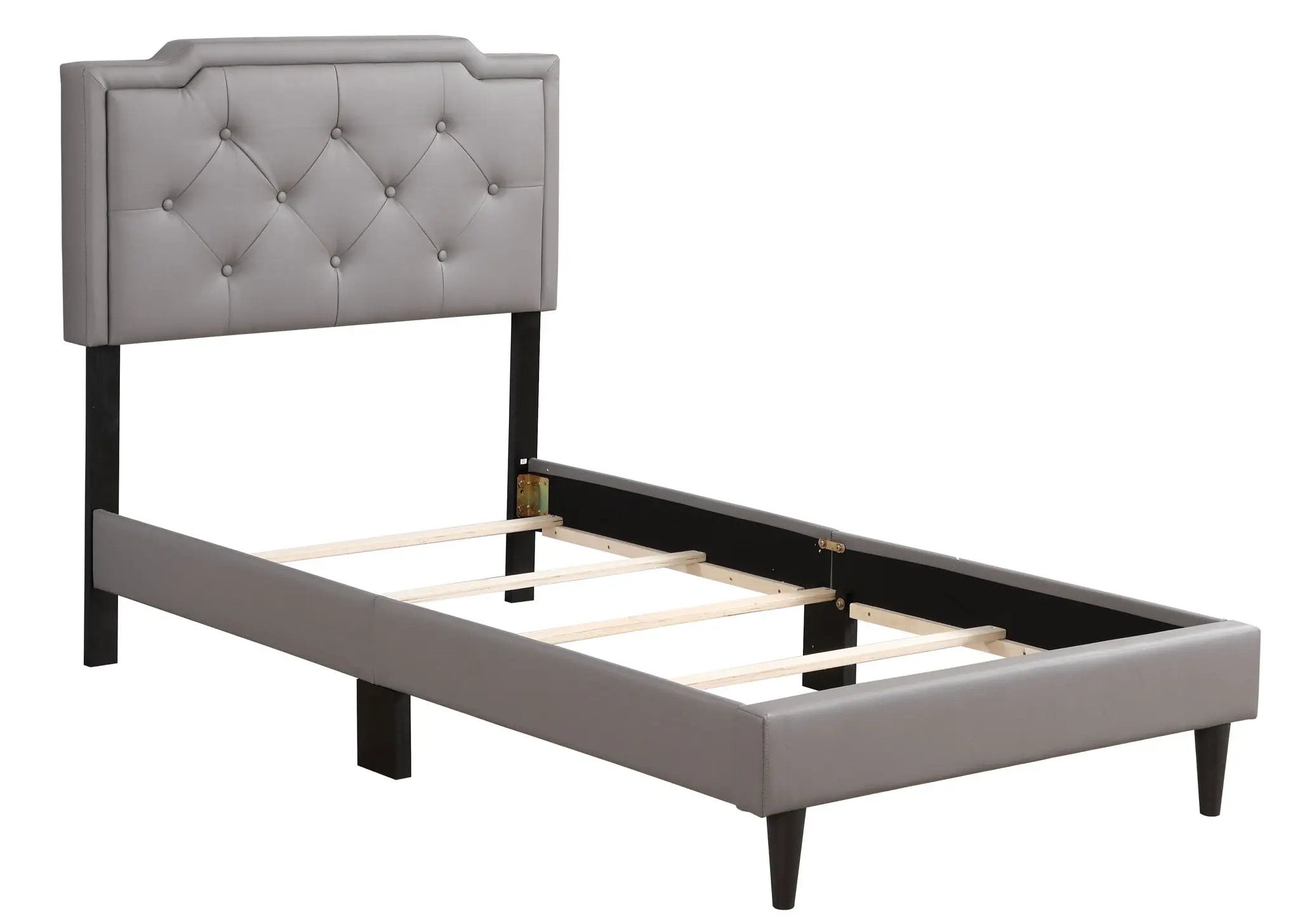 Button Tufted Bed Charming For Cozy Spaces by Unique Piece Furniture
