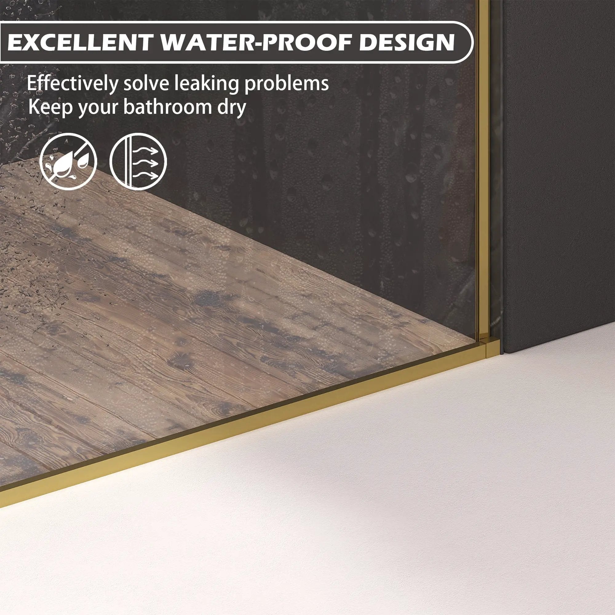 Dual Sliding Frameless Shower Door 44-48 in W x 75 in H by HouseOfZazla