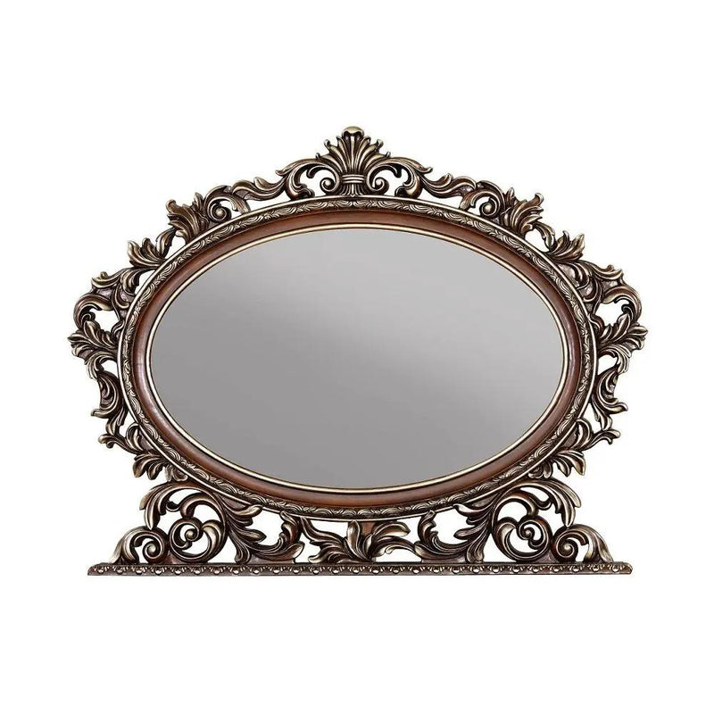 Devany - Oval Mirror - Cherry by Unique Piece Furniture