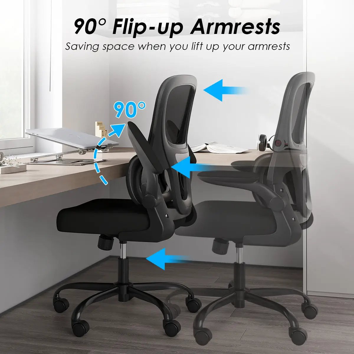 Ergonomic Mesh Office Chair with Lumbar Support by HouseOfZazla