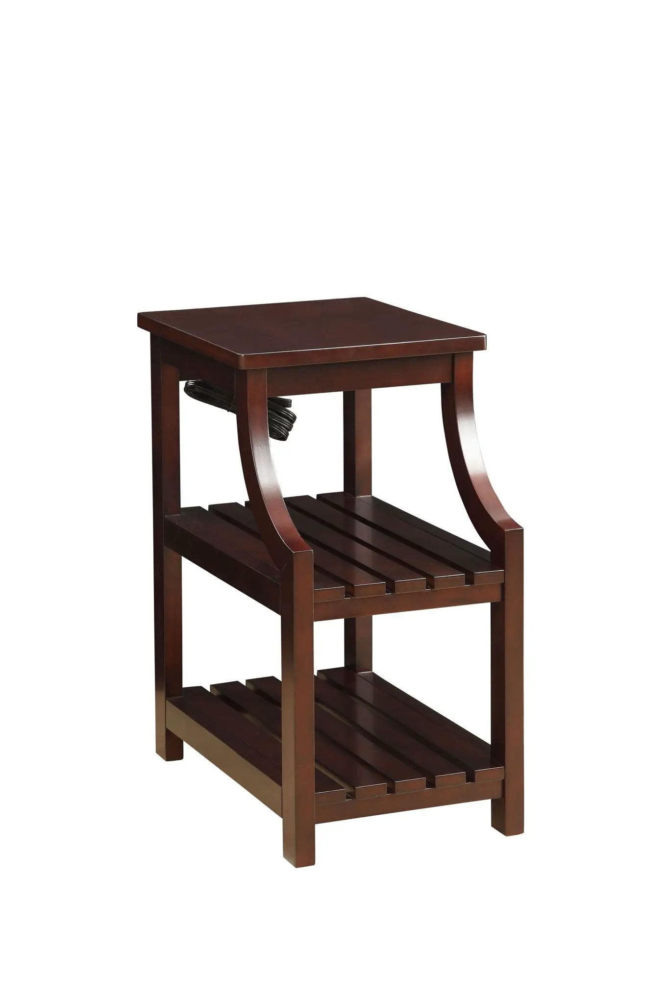 Wasaki - Accent Table With USB - Espresso by Unique Piece Furniture
