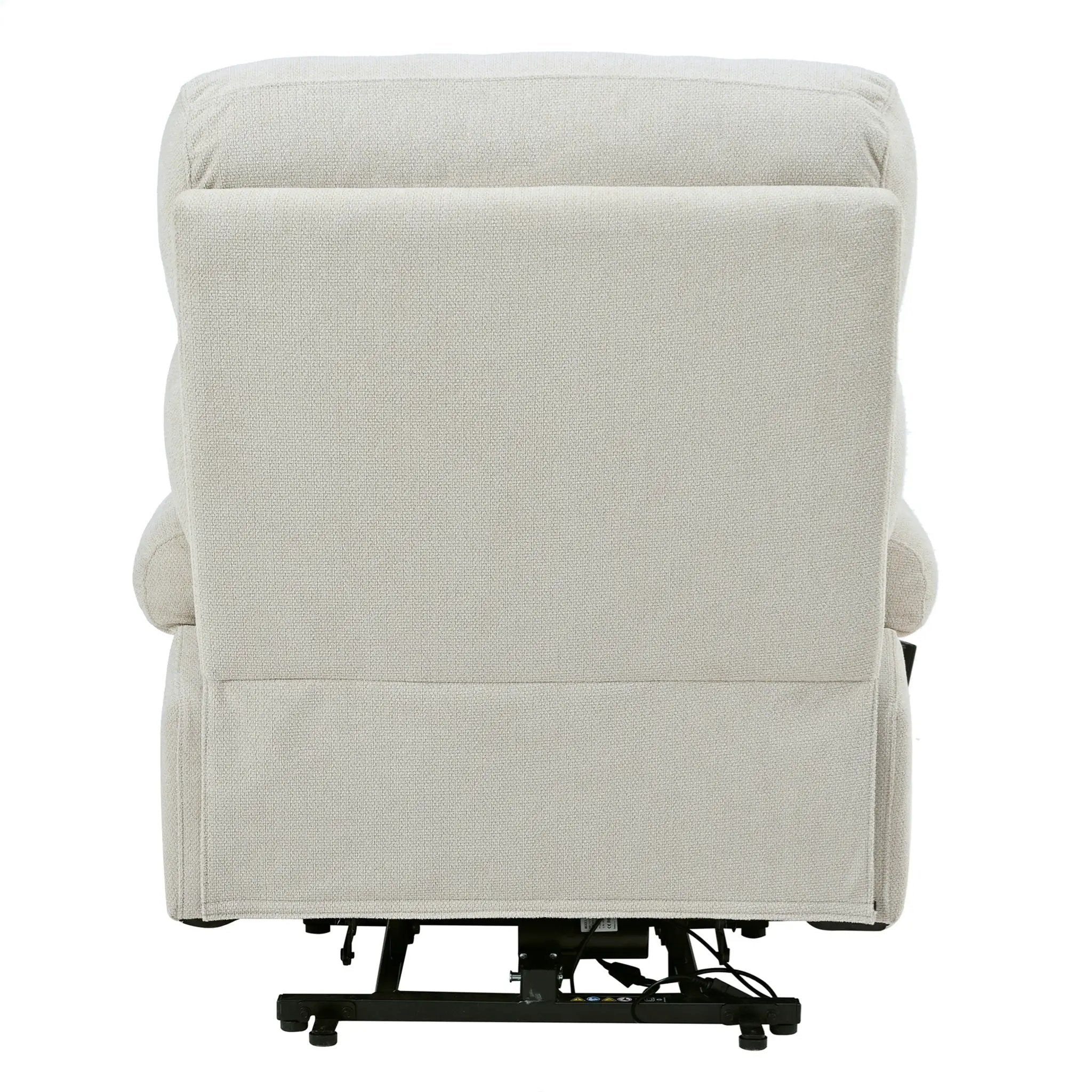 Oversized Power Lift Recliner Chai With Remote Control, Side Pocket, Spacious Seat by HouseOfZazla