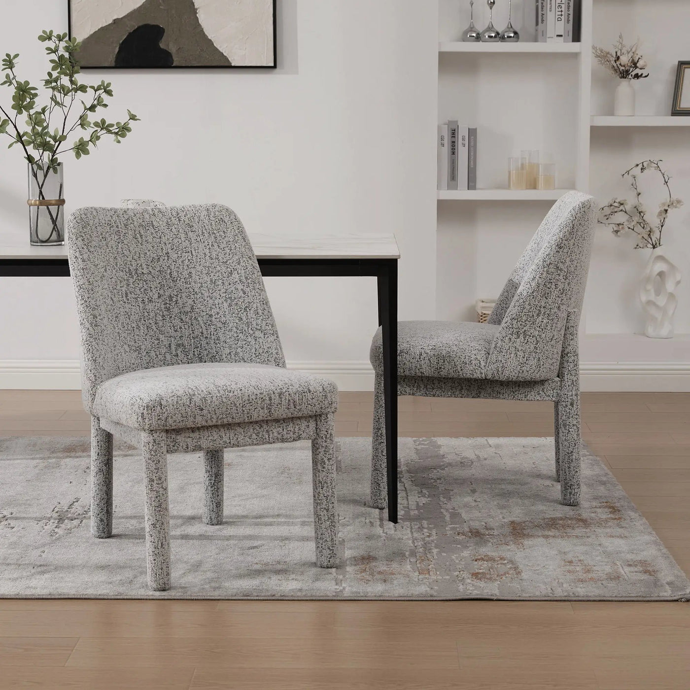 Wide Minimalist Dining Chair by HouseOfZazla