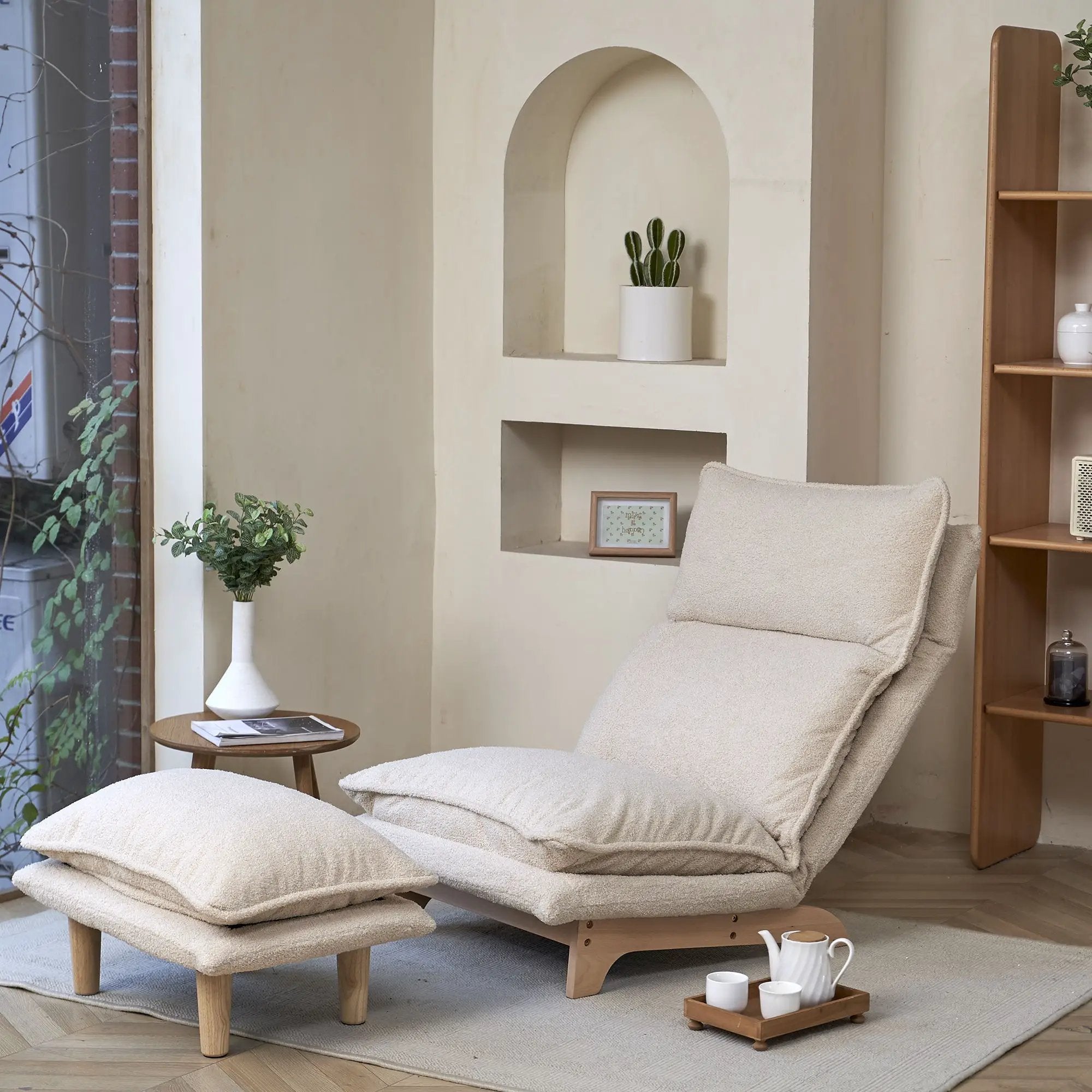 Single Lazy Sofa Chair Leisure Foldable Reclining Chair by Unique Piece Furniture