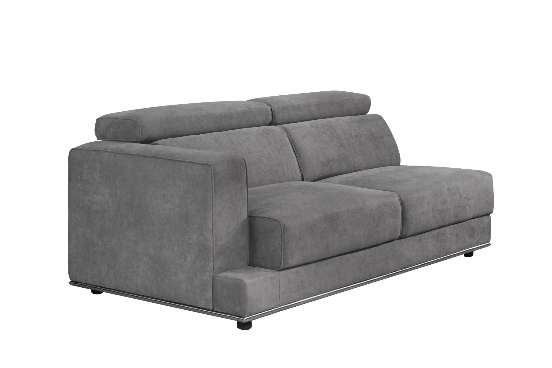 Alwin - Modular Lf Sofa - Dark Gray Fabric by Unique Piece Furniture