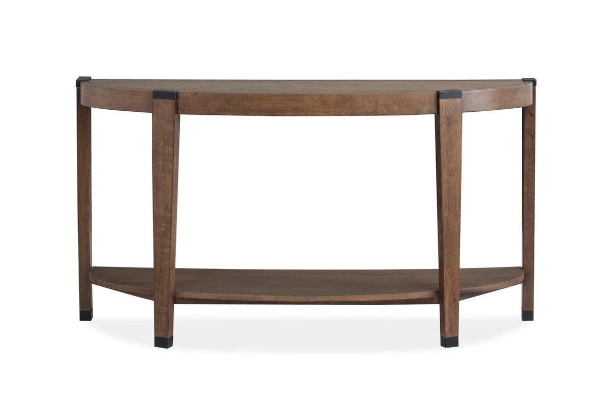 Kaysen - Demilune Sofa Table - Wallaby, photo 3 of 7
