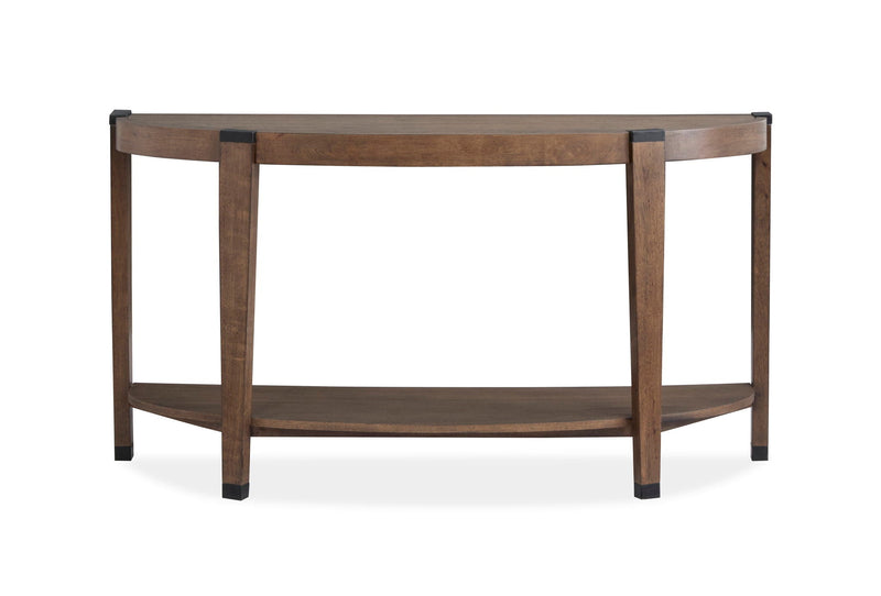 Kaysen - Demilune Sofa Table - Wallaby, photo 3 of 7