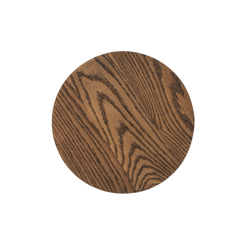 Spencer - Minimalist Oak Adjustable Bar Counter Stool - Walnut Brown Oak by HouseOfZazla