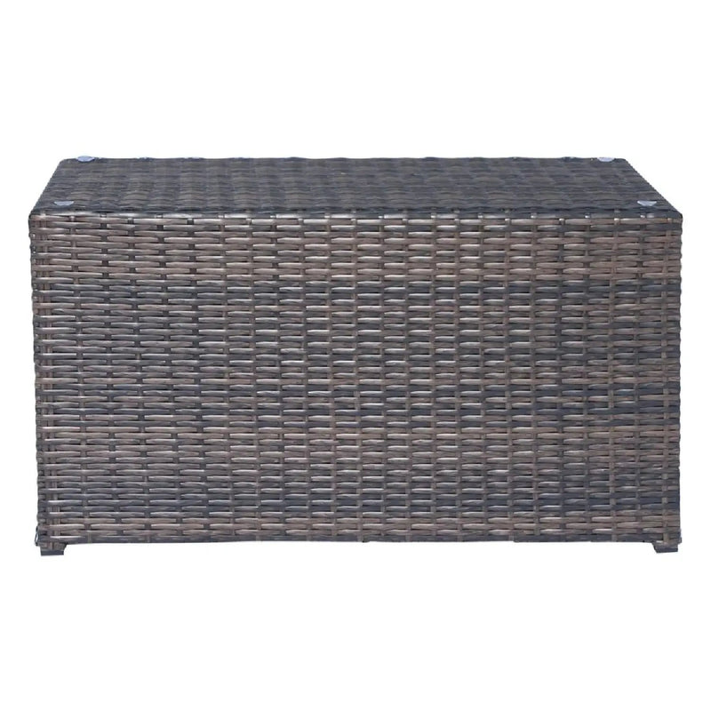 Wicker Outdoor Sectional With Weather Resistant Cushions And Table by HouseOfZazla
