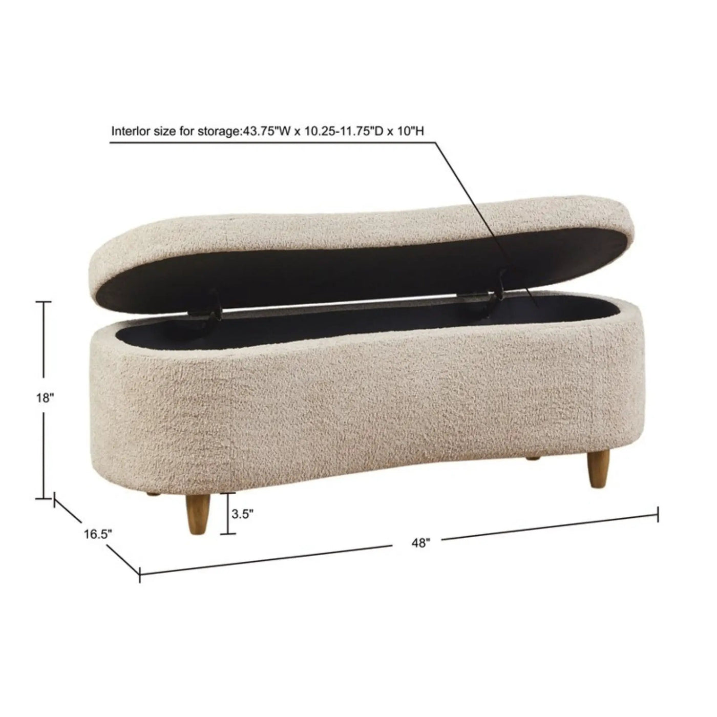 Flip Top Storage Bench by HouseOfZazla