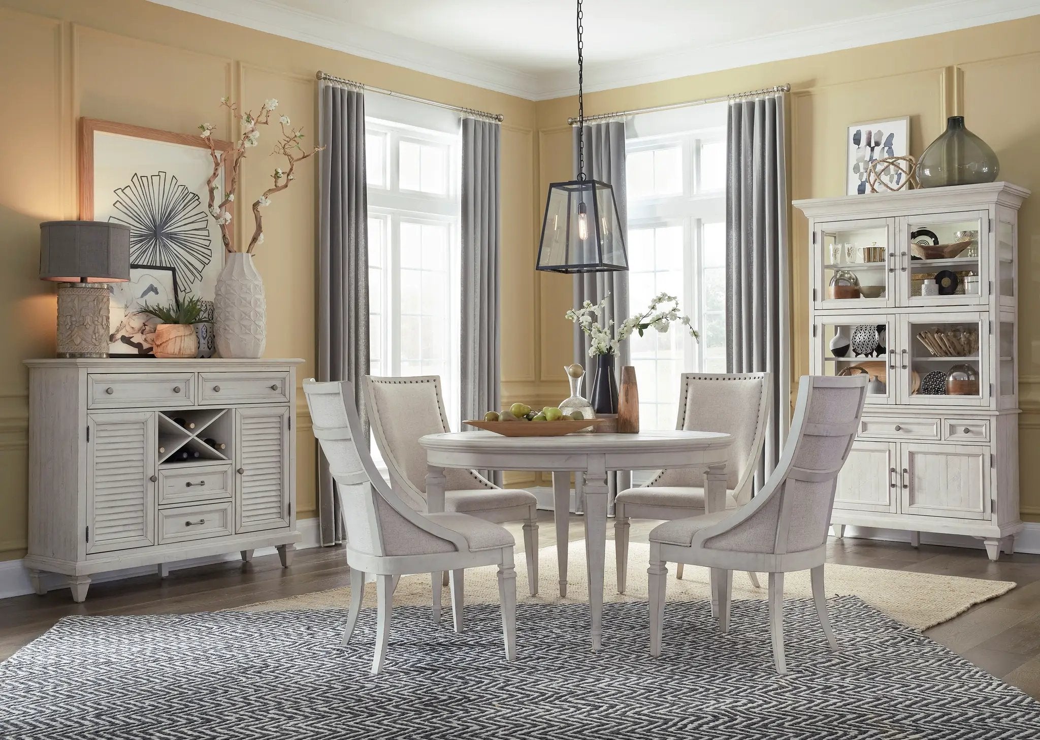 Newport - Server - Alabaster by Unique Piece Furniture