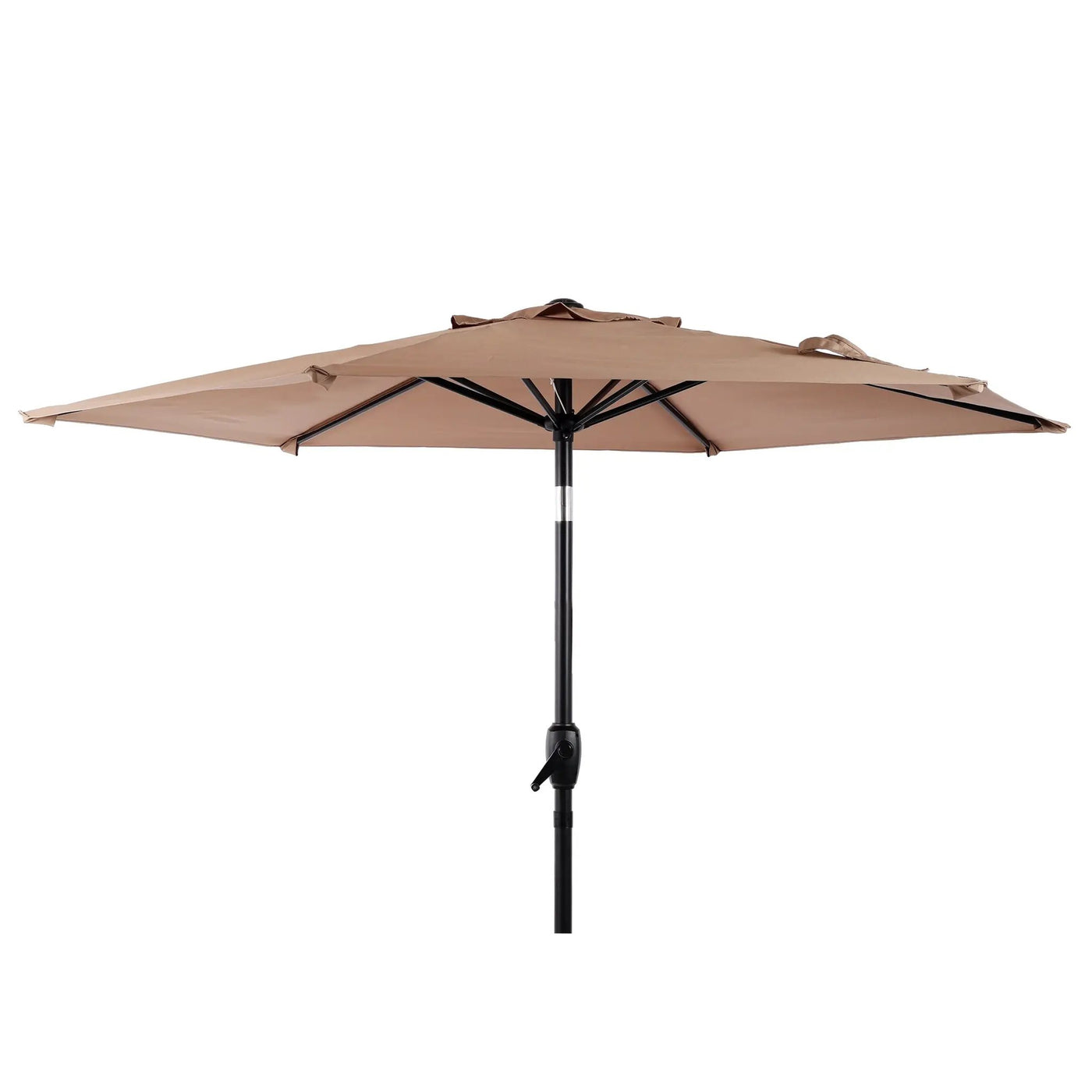 10FT Patio Umbrella with Push Button Tilt and Crank Mechanism by HouseOfZazla