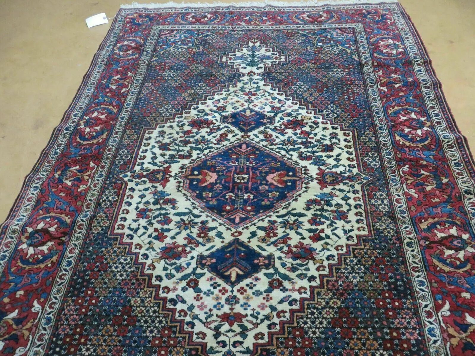 4' X 7' Vintage Handmade Turkish Floral Orient Medallion Wool Veg Dye Rug Nice by Jewel Rugs