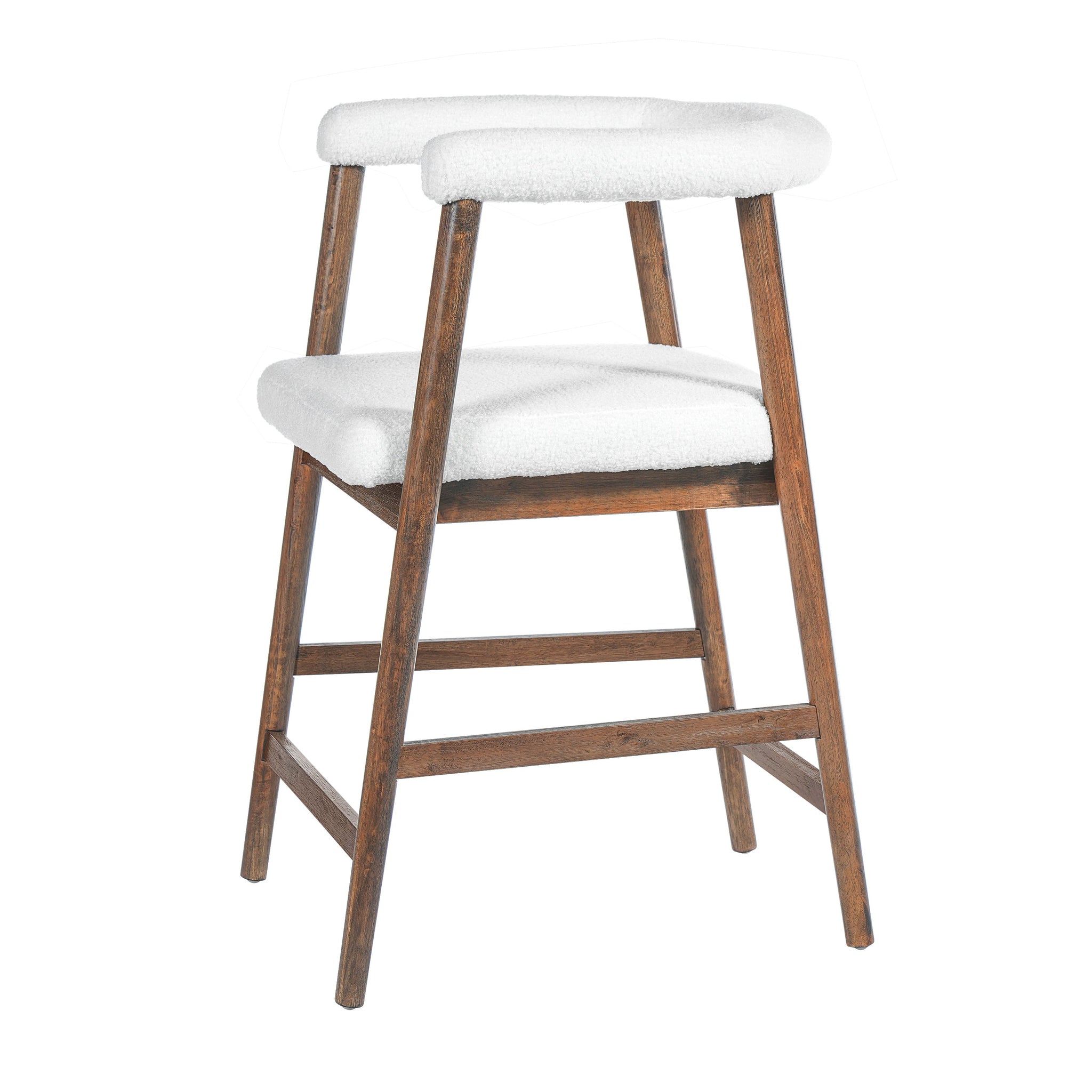 24.5'' Seat Height Bar Stools with Back, Set of 2 by HouseOfZazla