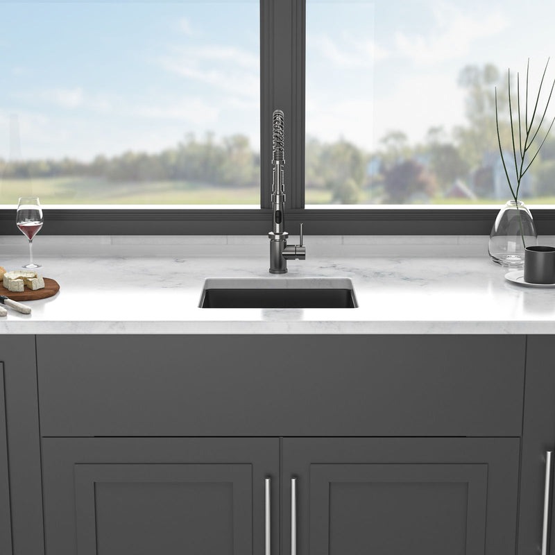 Modern Quartz Kitchen Sink Undermount Granite Composite by HouseOfZazla
