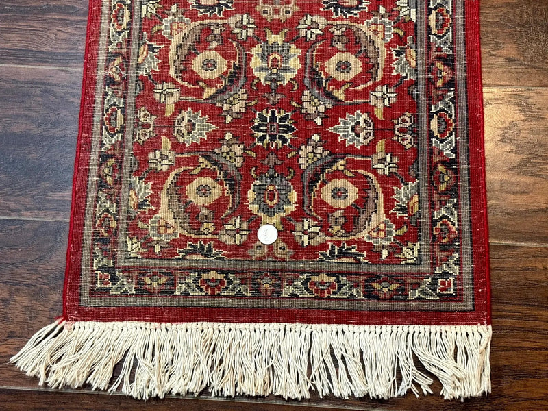 Small Pak Persian Handmade Wool Rug 1.7 x 2, Red by Jewel Rugs