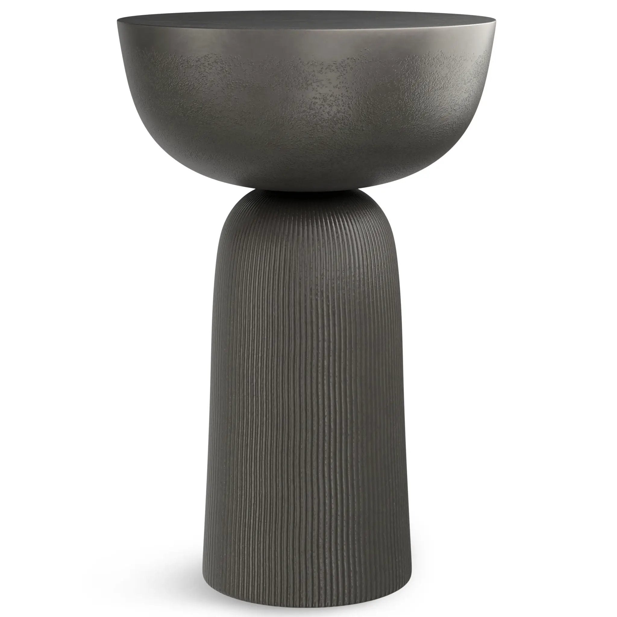 Hughes - Cast Aluminum Side Table - Black by Unique Piece Furniture