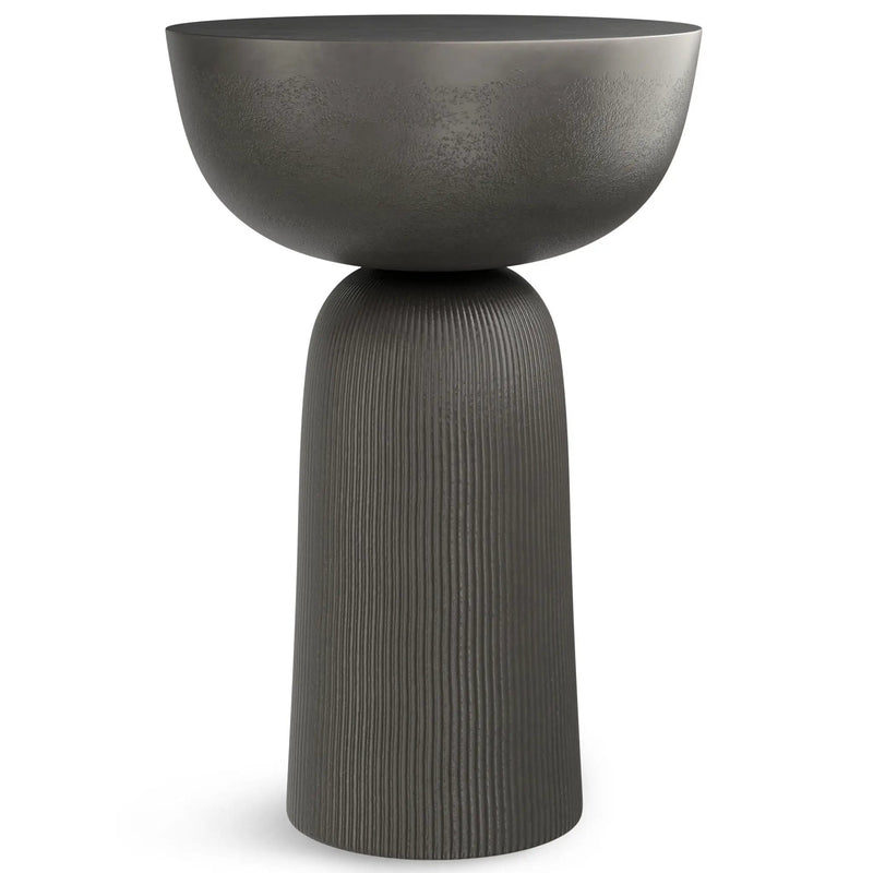 Hughes - Cast Aluminum Side Table - Black by Unique Piece Furniture