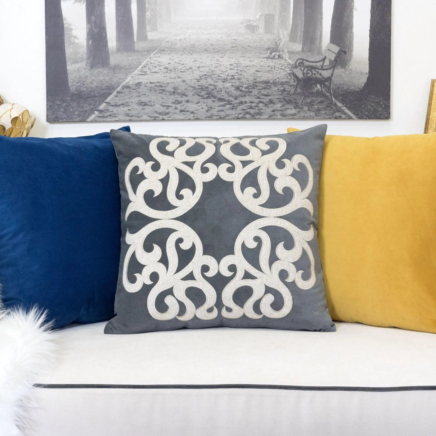 Dora - Pillow Cover With Matching Back by HouseOfZazla