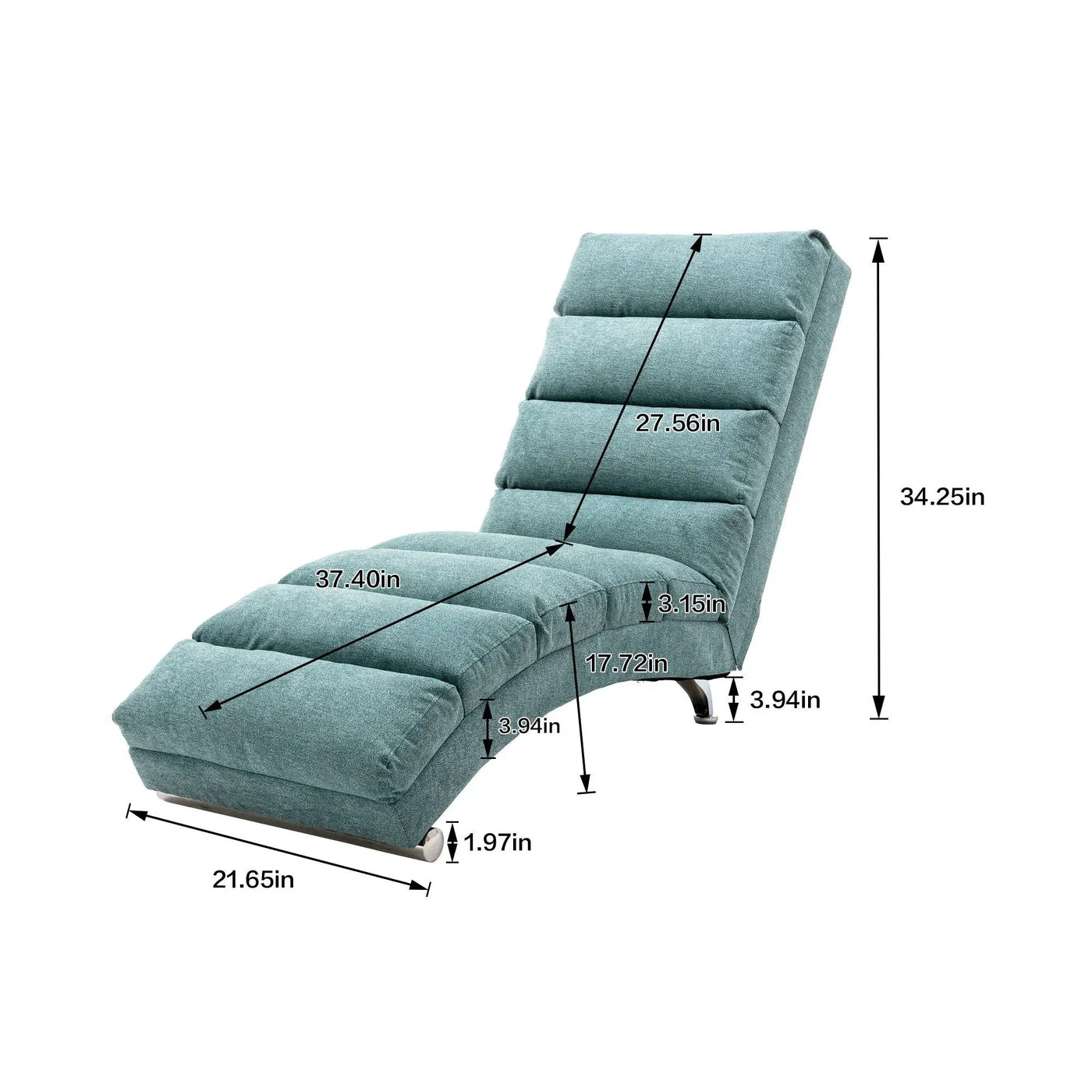 Massage Chaise Lounge Indoor With Remote Control by HouseOfZazla