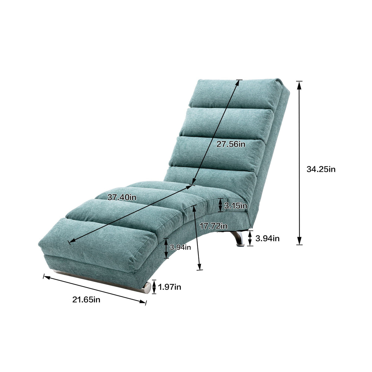 Ergonomic Electric Massage Chaise Lounge with Remote Control - Multiple Colors, photo 13 of 32