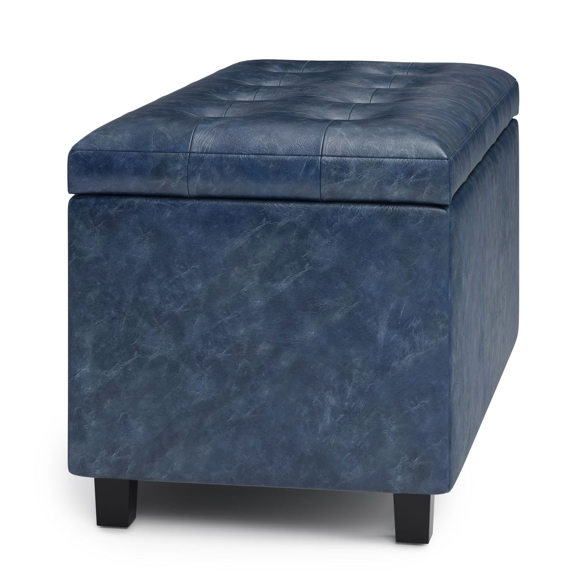 Upholstered Storage Ottoman with Child Safety Hinge - Multiple Colors, photo 22 of 40