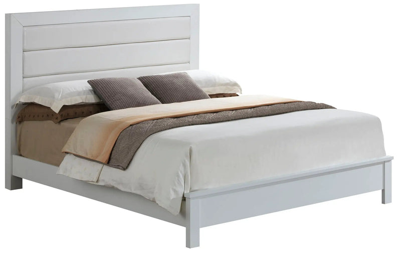 Transitional Modern Design Bed by Unique Piece Furniture