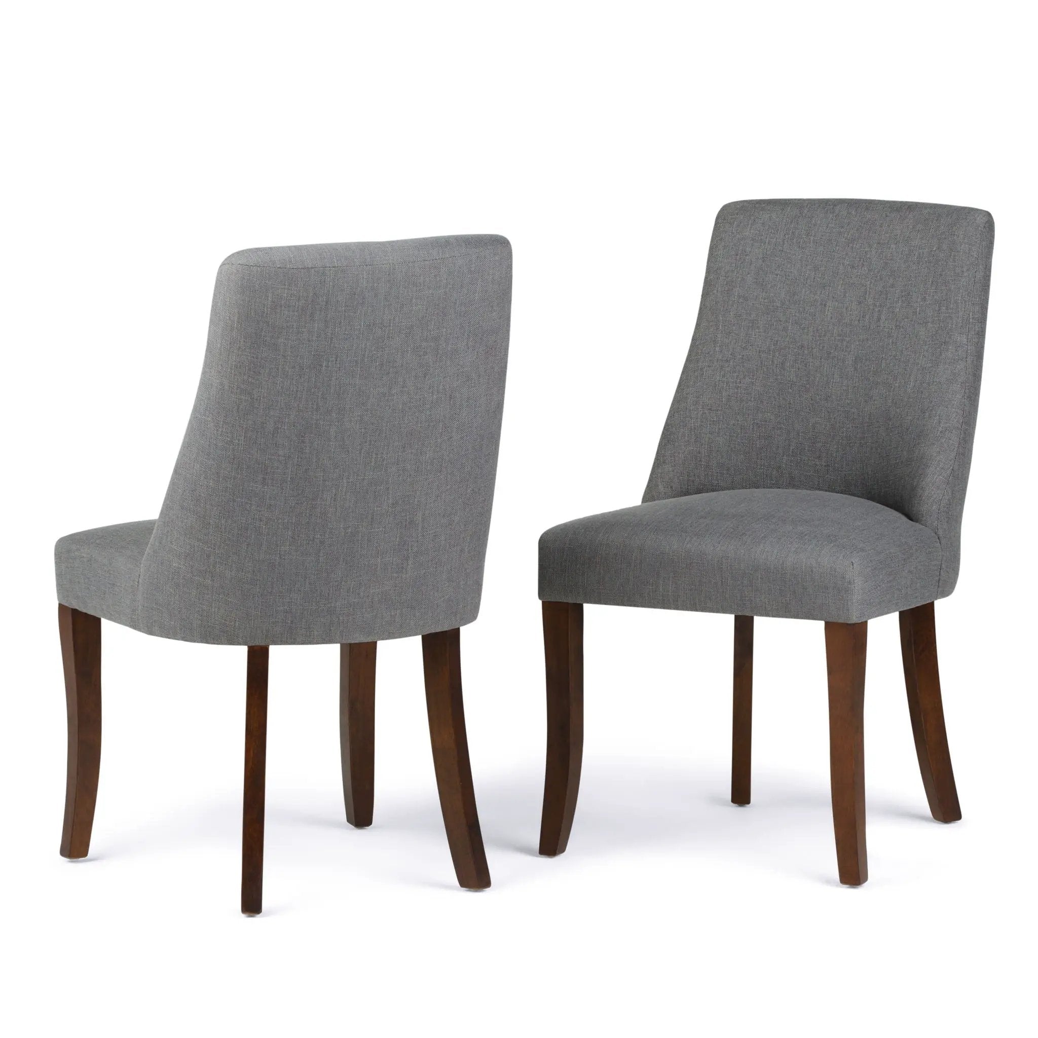 Walden - Deluxe Dining Chair (Set of 2) - Slate Gray by HouseOfZazla