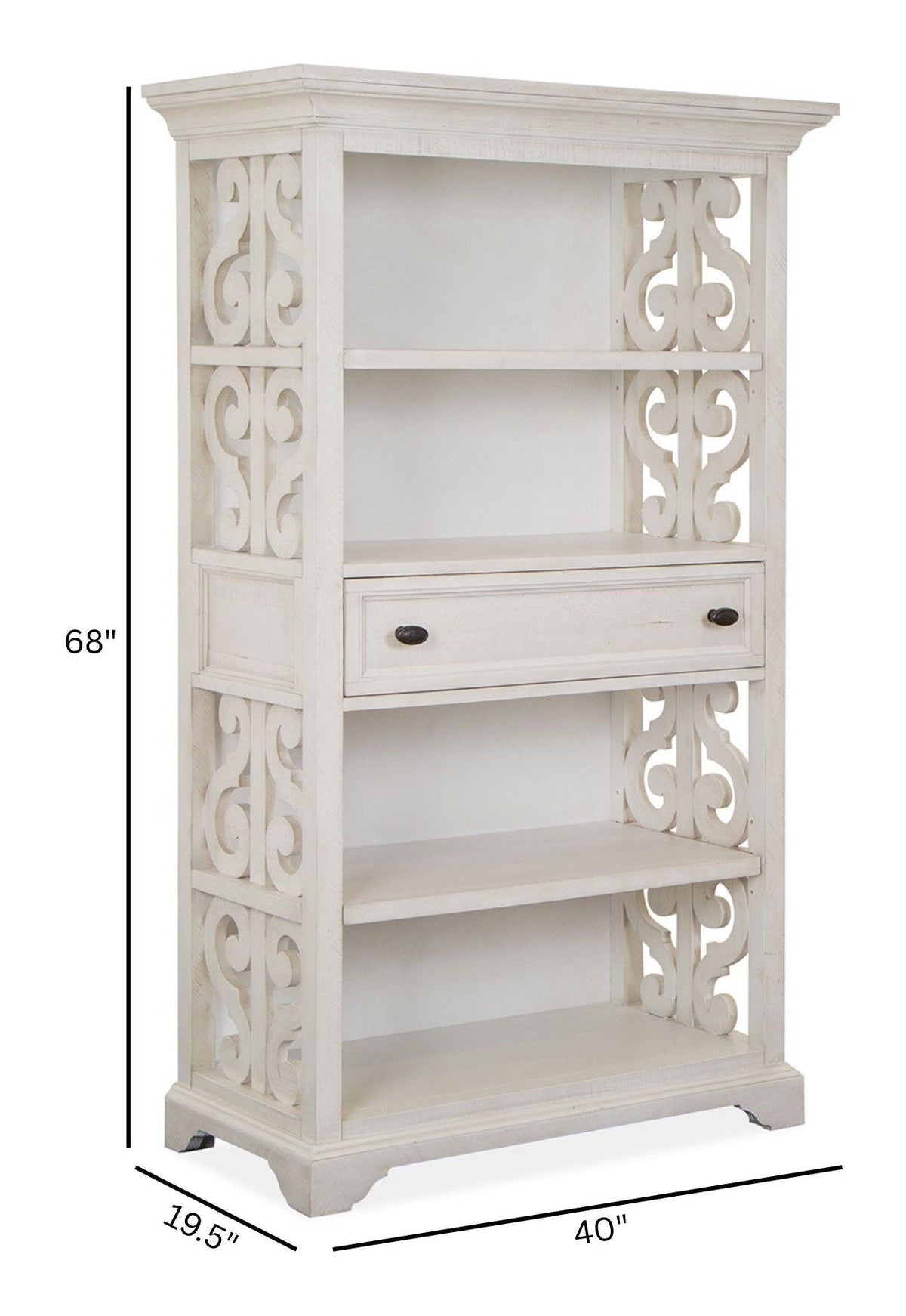 Bronwyn - Bookcase - Alabaster, photo 2 of 7